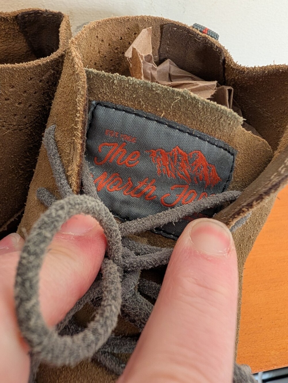 The North Face Back-To-Berkeley Redux Chukka Tan Suede Boots Men's 8 - Picture 4 of 5
